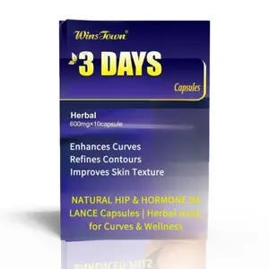 Winstown Women's Balance Capsules-Herbal Blend for Curves&Wellness.10 Servings, vegan-friendly