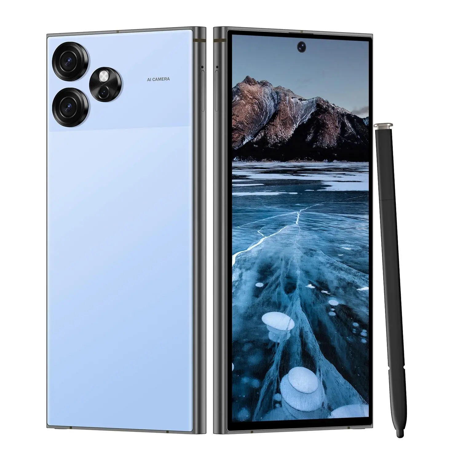 Astary - Smartphone 26 Ultra, Android Cell Phones, 4+128GB Memory 8+20MP Camera Bluetooth Wifi Android 12 MTK6762 8-Core CPU 6.8-inch Screen Dual SIM, Dual Standby with Touchpen Facial Recognition 4100mAh Battery Global Unlock 4G Network