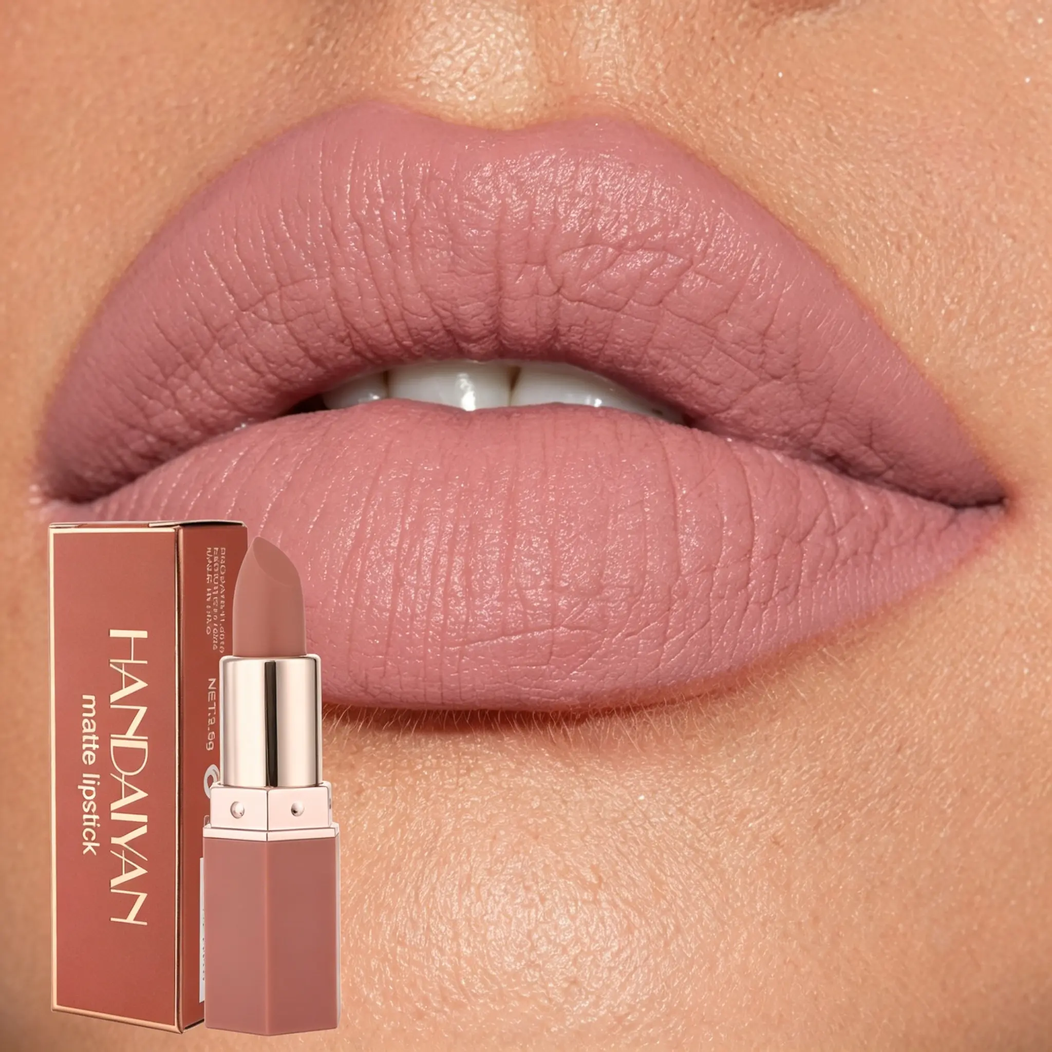 Matte Lipstick with Moisturizing Formula - Long Lasting, Waterproof Lip Makeup for a Flawless Finish, for Adults, Perfect for Birthdays & Dates, All Skin, Hydrating, Single Item, Daily Care, Girls, Special Events