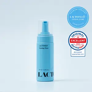 Lactomedi Foaming Wash - Gentle Microfoam for Sensitive Intimate Area, pH Balance, Odor & Dryness, Moisturizing & Smooth Cleanser - 5.07 fl oz.