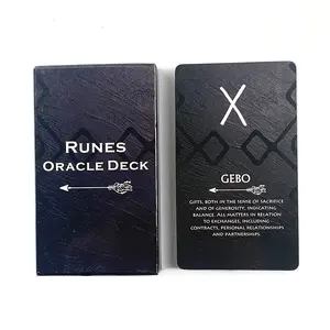 Mysterious Symbol Tabletop Card Set, Ancient Language Divination Cards, Christmas Magic Night, New Year Mysterious Party, Festival Gathering Interaction Essential Set of Oracle Cards, the fun of fortune-telling card games, family gathering entertainment t