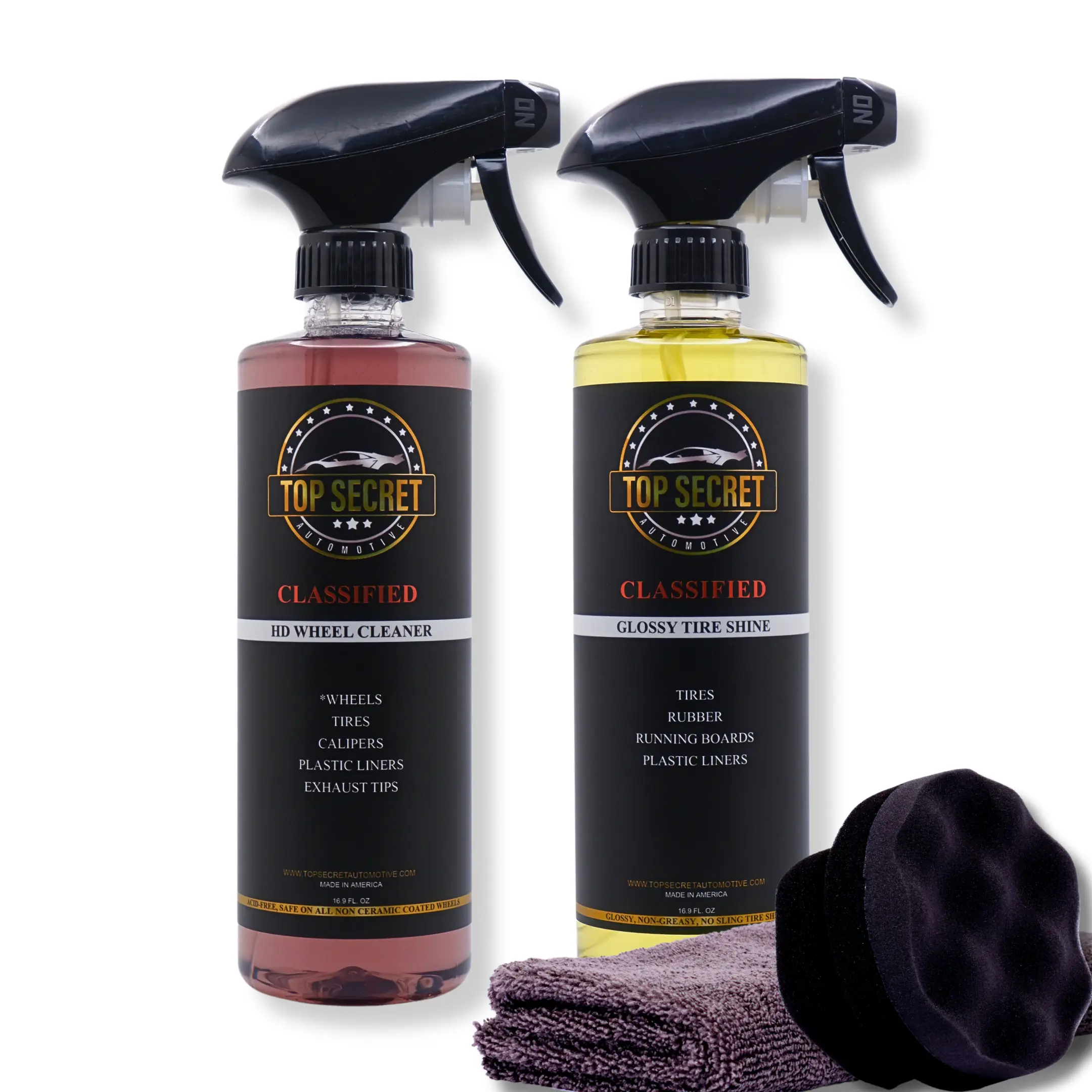 Top Secret Automotive Wheel and Tire Detailing Kit