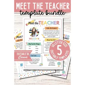 Meet the Teacher Template Bundle