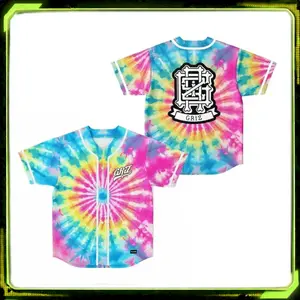 Griz Rainbow Baseball Jersey EDM Music Shirt, EDM Festival Family Gift, Unisex Breathable Men's Jersey, 420 Lover Graphic Shirt, Gift For Baseball Fan EDM Electronics Music