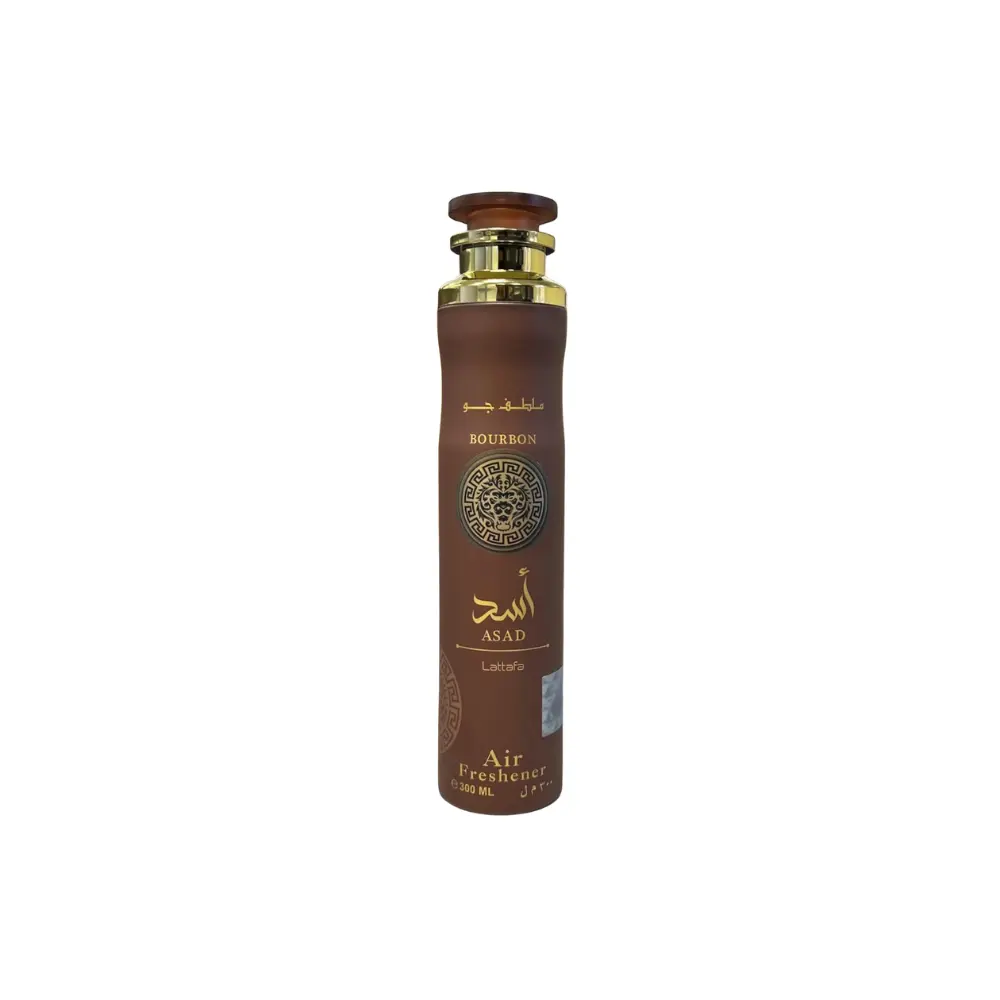 Lattafa Asad Bourbon Air Freshener Spray 300ml – Home, Car & Room Fragrance
