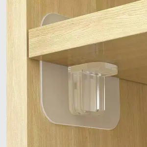 Self-Adhesive Shelf Pegs – No Nail Wall Hanger, Strong Brackets for Kitchen, Cabinet, Bookcase, Shelves.