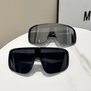 Outdoor Cycling Windproof Sports Sunglasses For Men, New Large Frame Mountaineering And Ski Goggles, Integrated Sunglasses