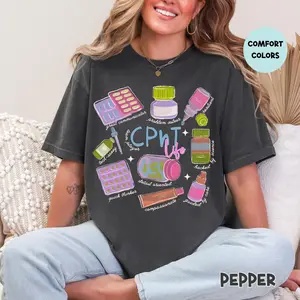 Pharmacy Tech Shirt gift technician Week appreciation squad CPhT tshirt white coat