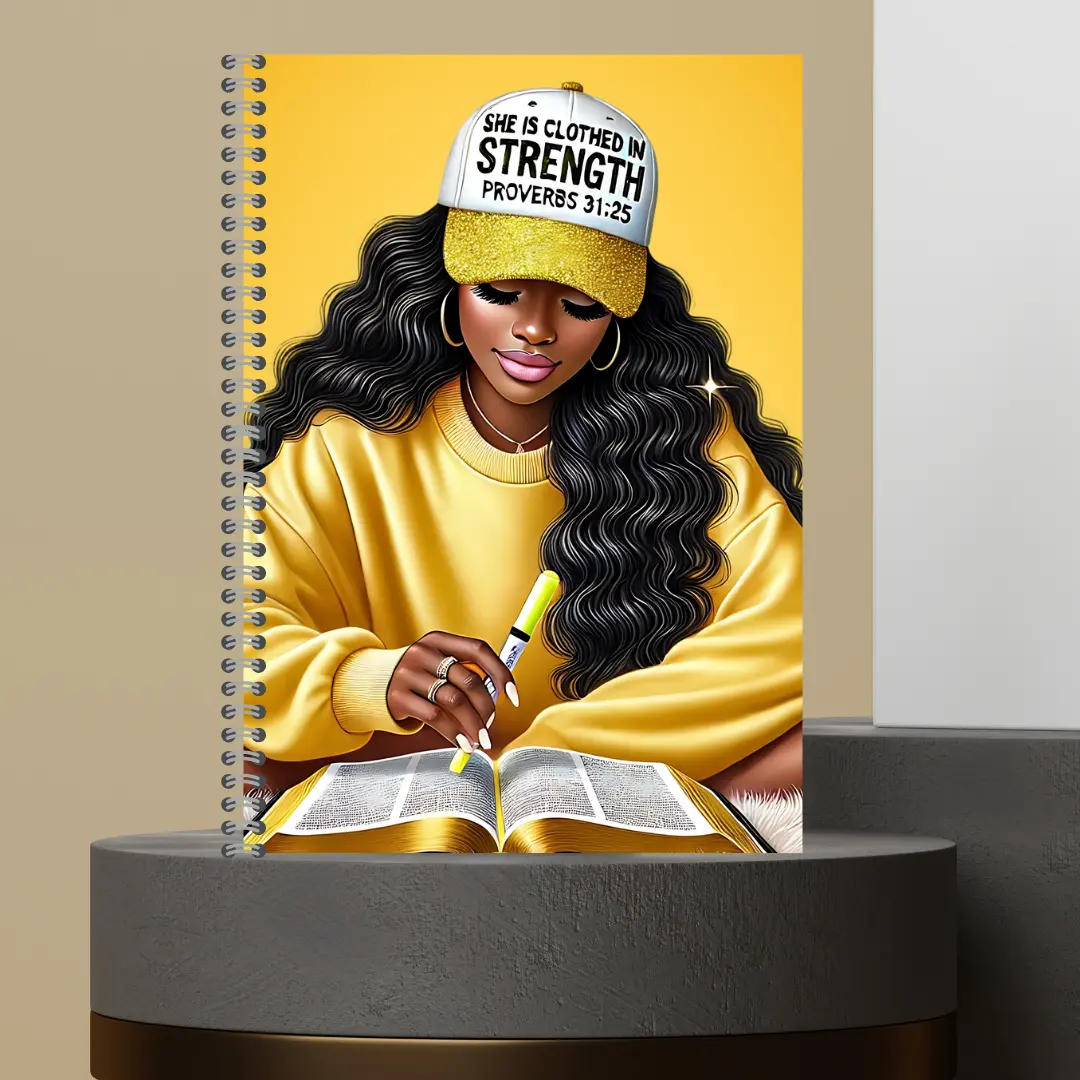 12. She is Clothed in Strength (Yellow)