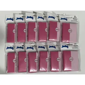 Pink Matte Card Sleeves for MTG, 600 Pieces Perfect Fit Standard Card Sleeves for Trading Card Sports Cards Baseball Cards TCG Magic, Card Protector for Mini Photo, Sturdy and Nice Shuffling