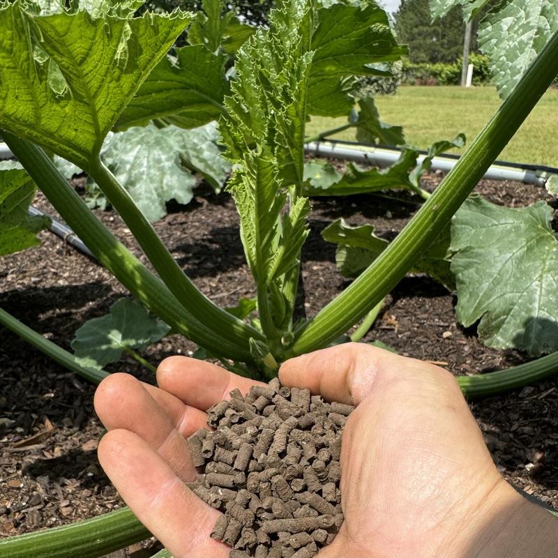 Coop Gro OMRI-Certified Organic, Pelletized Chicken Litter Fertilizer 25 lbs - For Healthy Lawns and Gardens