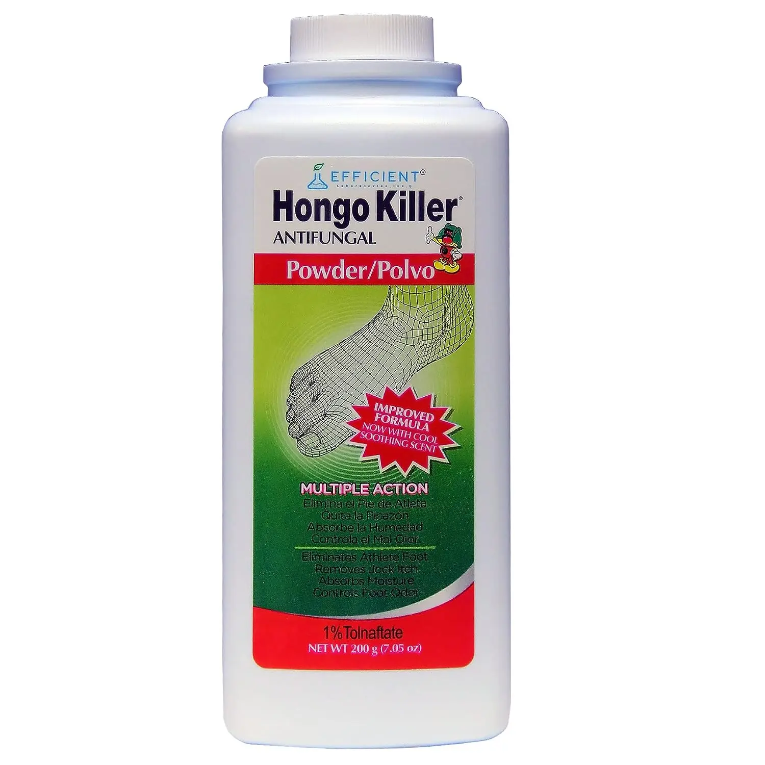 Hongo Killer Antifungal Powder - Talc-Free, Unscented, Moisturizing, Soothing Athlete's Foot Treatment Bottle Therapy