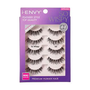 I-ENVY So Wispy Premium Human Hair Strip Lash Multi Pack I-ENVY So Wispy Premium Human Hair Strip Lash Multi Pack