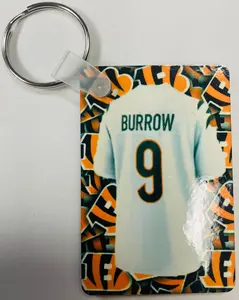 Burrow Jersey Key Chain