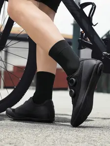 Professional Road Cycling Shoes, Dual Boa Dial Locks, Breathable Mesh, Unisex, No Lock Bicycle Shoes, Ideal for Men and Women