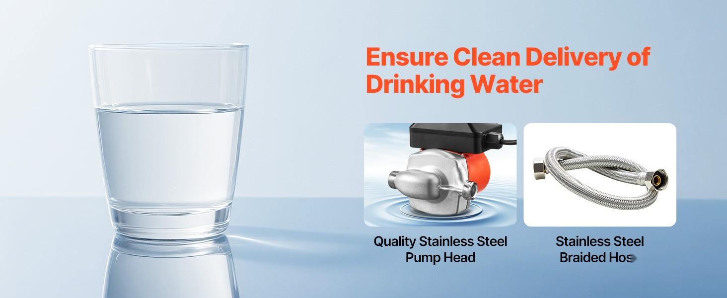 Hot Water Recirculating Pump With Bypass Valve, Instant Recirculation Kit With Timer, Adapter, Circulation System, Stainless Steel Head, 0.13 HP, 110-120V, For Tank Water Heaters In Homes Hot Water Recirculating Pump With Bypass Valve, Instant Recirculation Kit With Timer, Adapter, Circulation System, Stainless Steel Head, 0.13 HP, 110-120V, For Tank Water Heaters In Homes