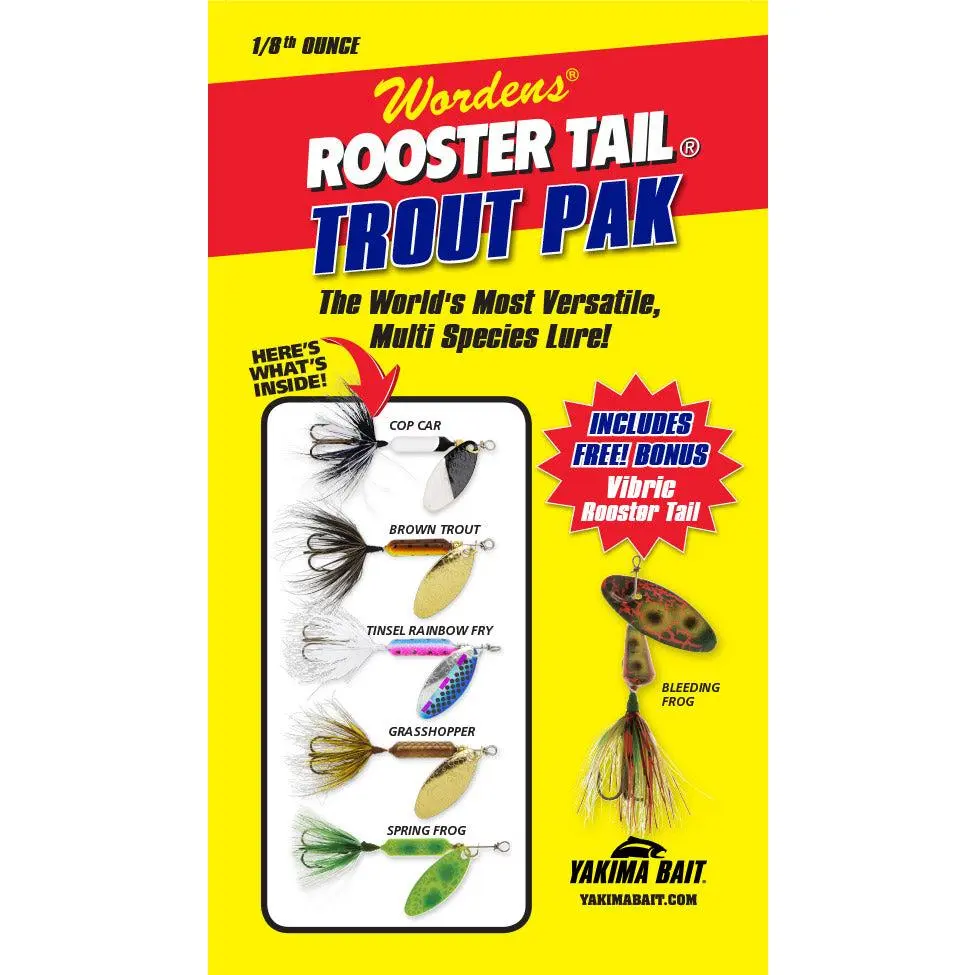 Original Rooster Tail®: Tackle Box Kits (5 Pack) Original Rooster Tail®: Tackle Box Kits (5 Pack)