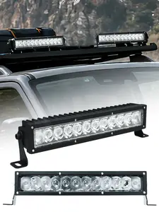 Laser Light Bar 12V/24V 10,000LM - 12-Chip Pure Yellow/White Spot Beam, Waterproof for Semi Truck Off-Road Fog Driving, High-Intensity Lens Long Range Flood Lights