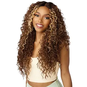 Sensationnel Glamzy Glueless HD V-Part Lace Wig - ZINNIA