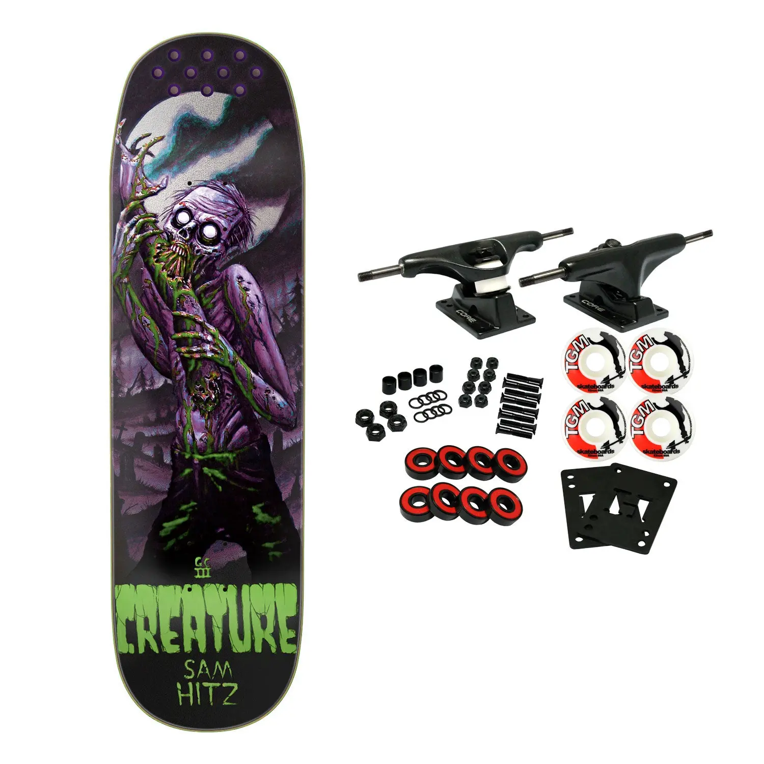 Creature Skateboard Complete Hitz Feeding Time XX 9.0" x 32.55"