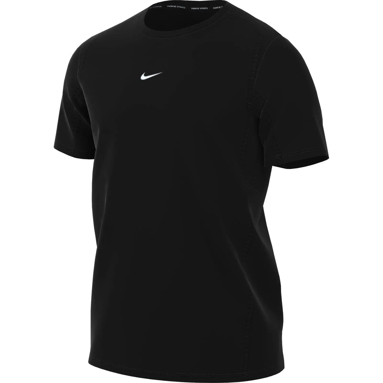 Nike, Mens, Pro Dri-Fit Slim Short Sleeve Top, Black/White, Large