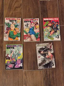 Sakamoto Days Volumes 1-5 Bundle by Yuto Suzuki
