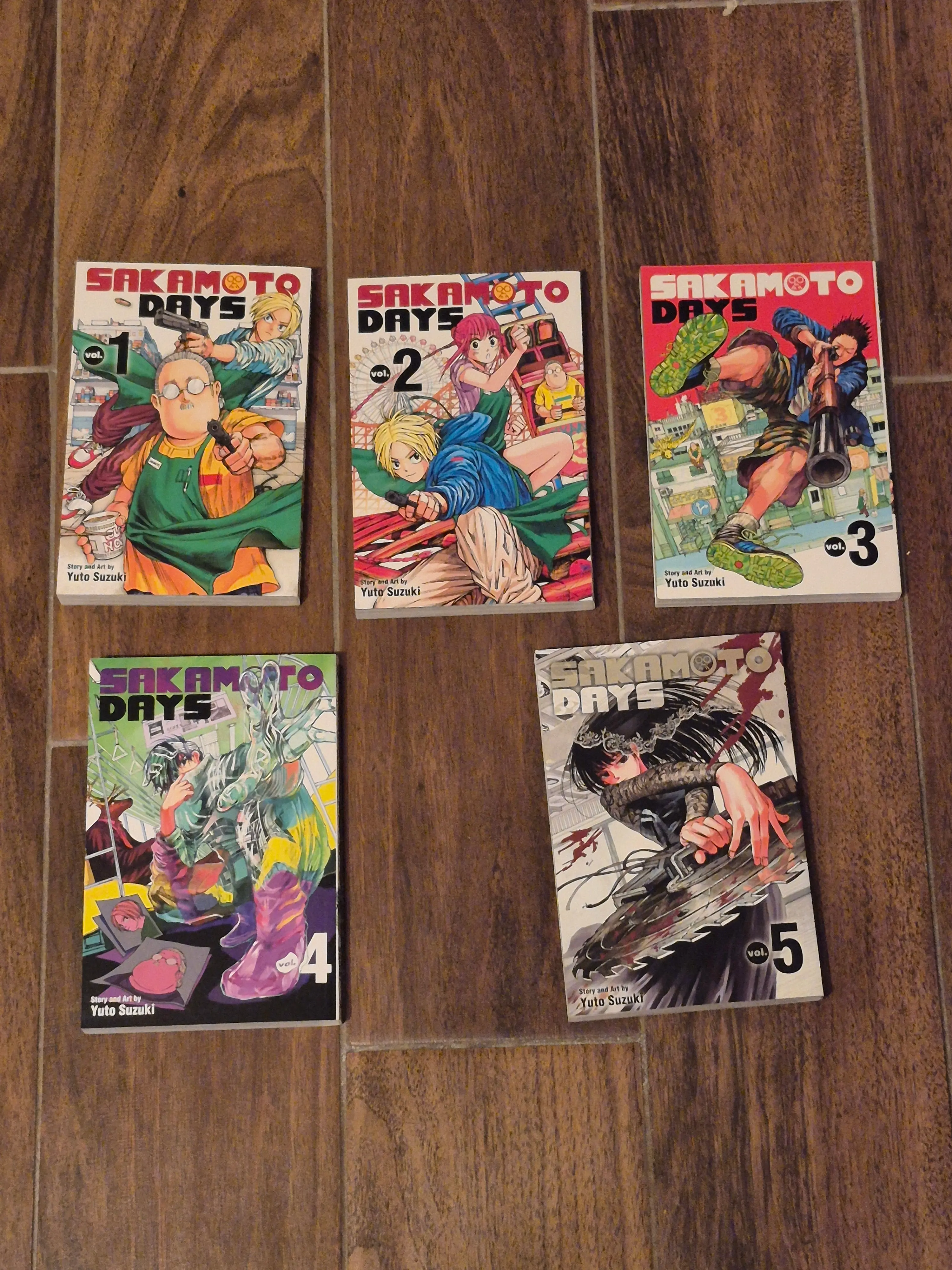 Sakamoto Days Volumes 1-5 Bundle by Yuto Suzuki
