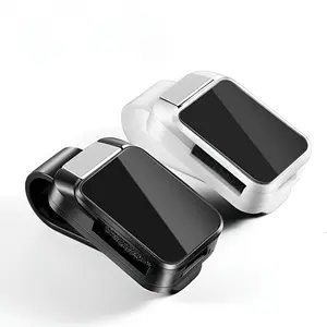 Universal Car Glasses Holder, Simple and stylish, push-button designMirrored Glasses Clip, For Car Sun Visor, Glasses Hook Clip, Glasses Storage Clip, Car Interior Sun Visor Accessories