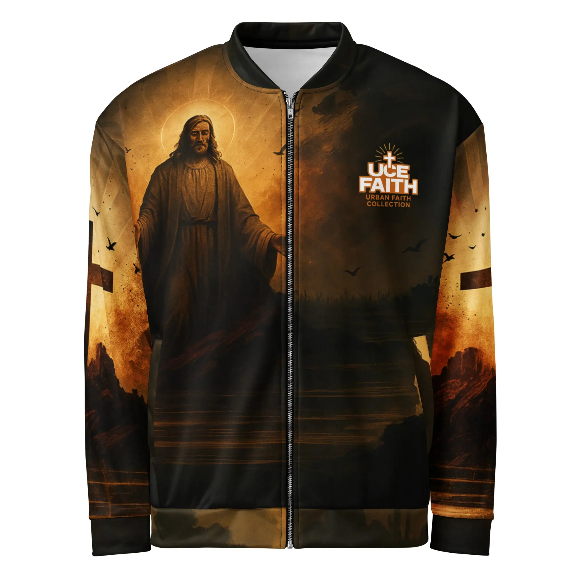 UCE URBAN FAITH JESUS CHRIST Unisex Bomber Jacket