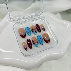 Star girl press on nails
