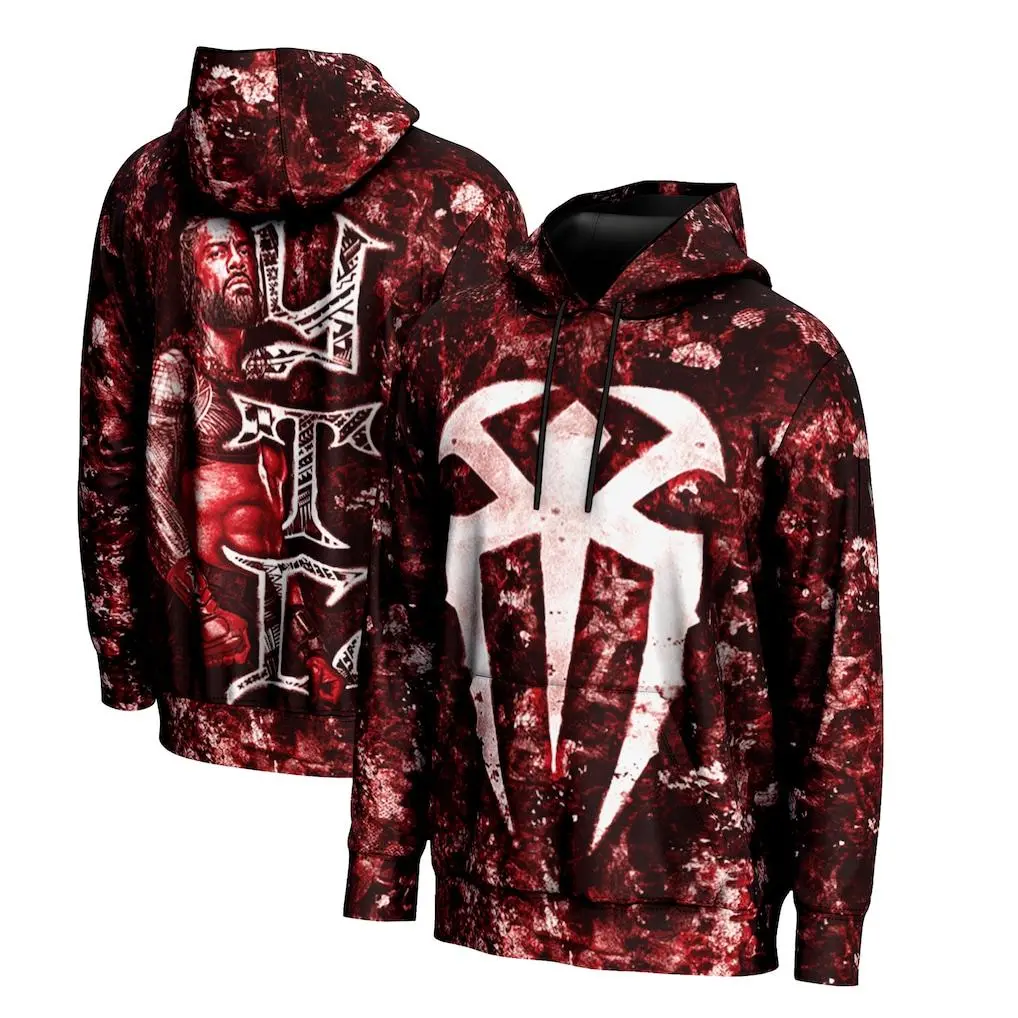ProSphere Black Roman Reigns YTC Pullover Hoodie