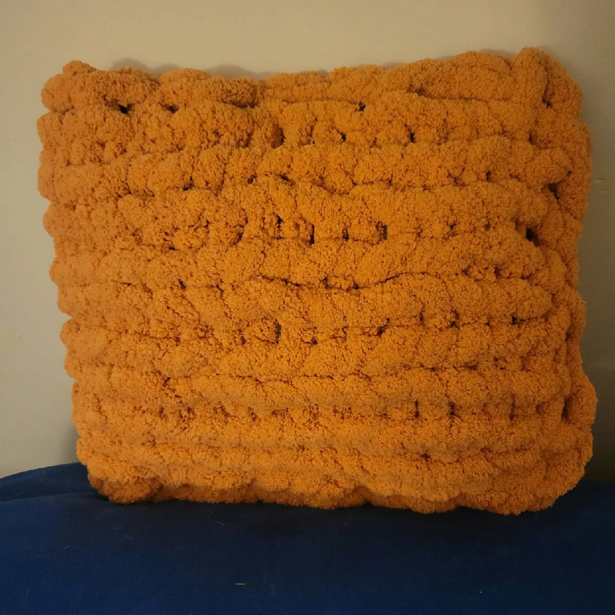 Chunky Knitted Square Pillows