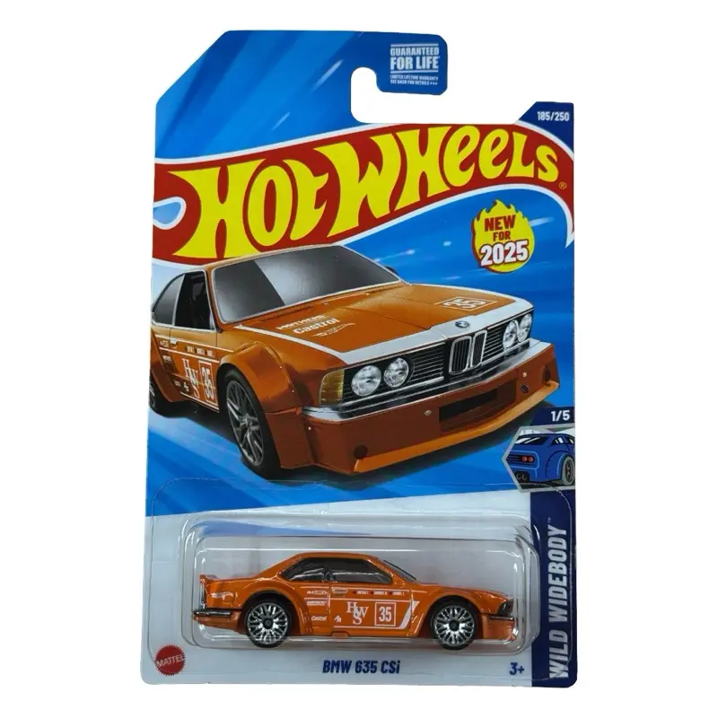 Hot Wheels mainline BMW 635 CSi orange Wild Widebody 1/5