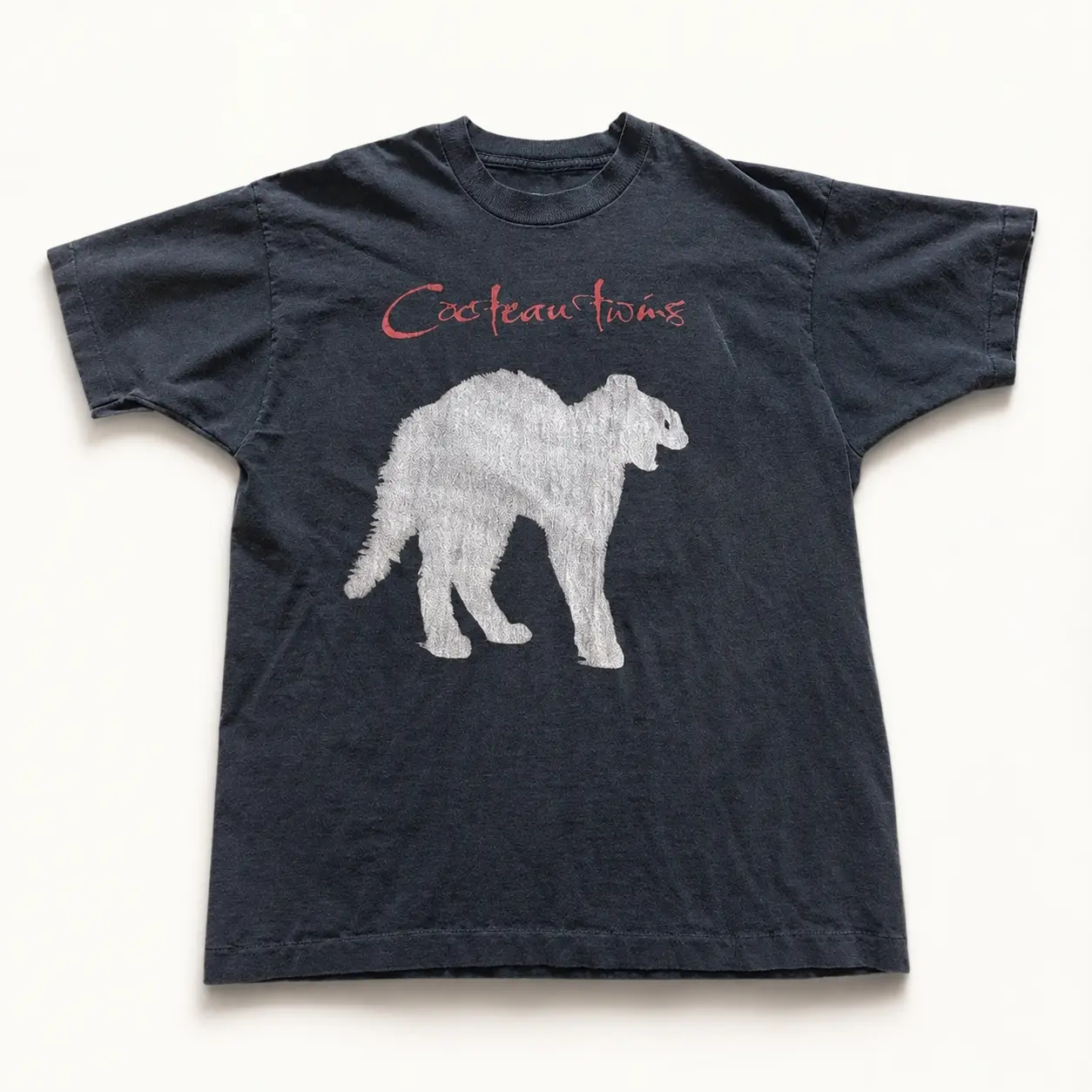 Cat Cocteau Twins Vintage Graphic Tee, Dreamy 90s Alternative Vibe, Gifts Shirt, Unisex Vintage Graphic Tees Gothic Grunge Y2k Emo Scene Amity Affliction Style Clothes Men Women Streetwear