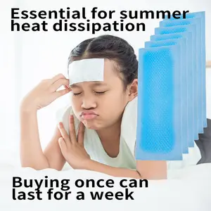 Essential 36 Cooling Gel Patches for Instant Relief Long Lasting Ice Cooling Pads for Fever Heat & Outdoor Sports Lightweight Pack for Headache Hot Flashes