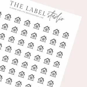 House Icon | Aesthetic Planner Sticker Sheet