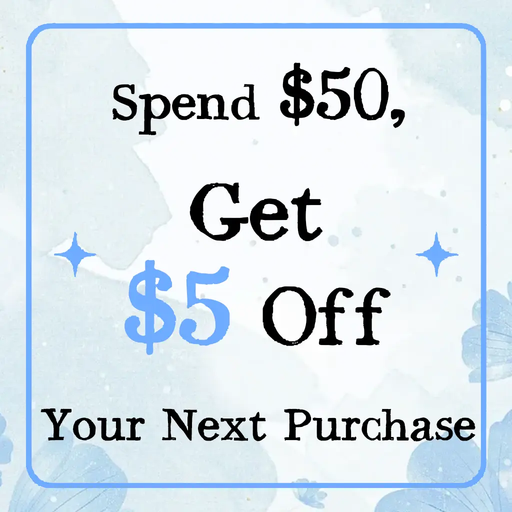 Spend $50, get $5 off