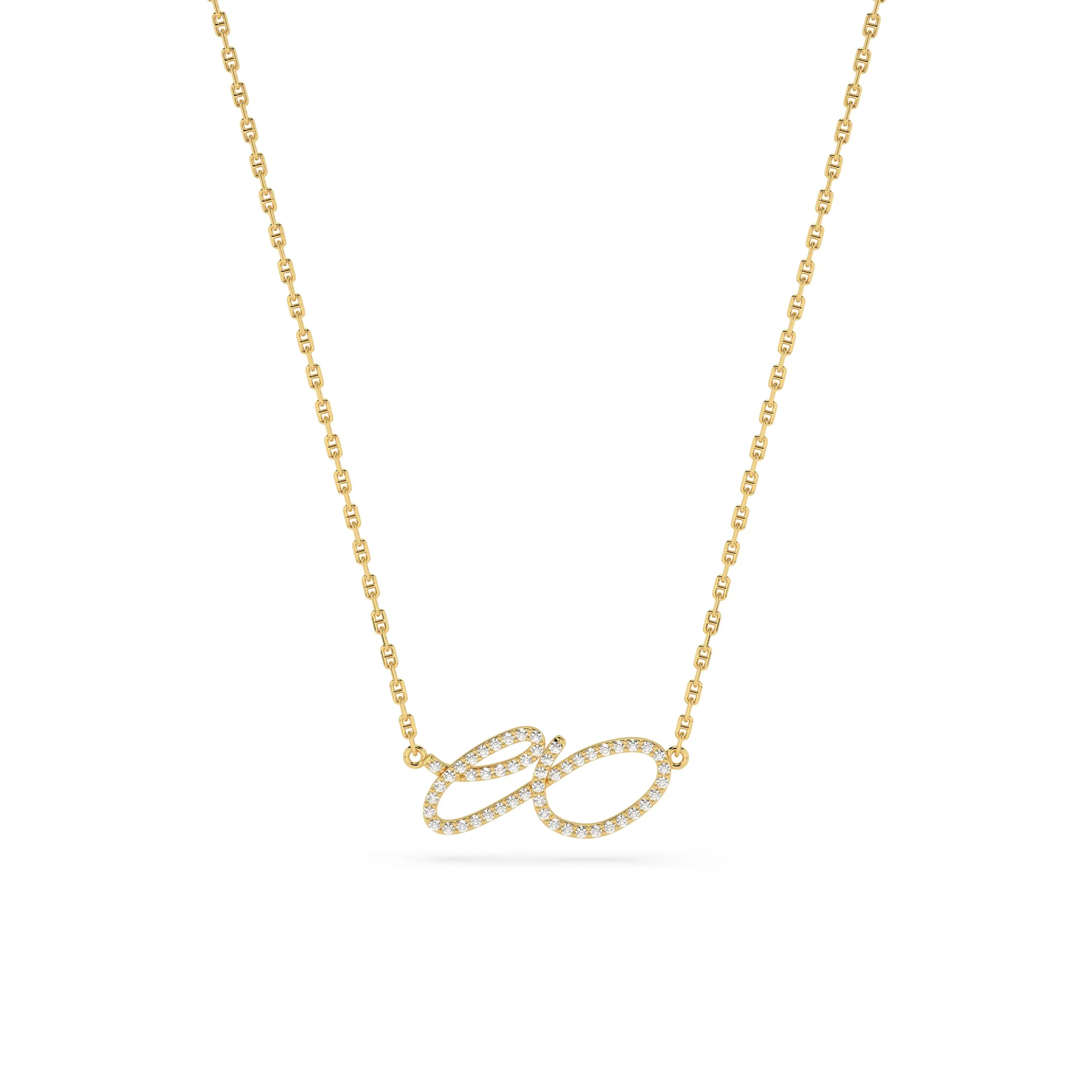 ETERNAL FLOW NECKLACE - Pave Diamond