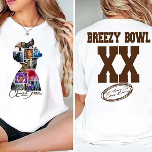 C. Brown Breezy Bowl XX Tour  T-Shirt, Breezy Bowl Shirt, CB T-shirt