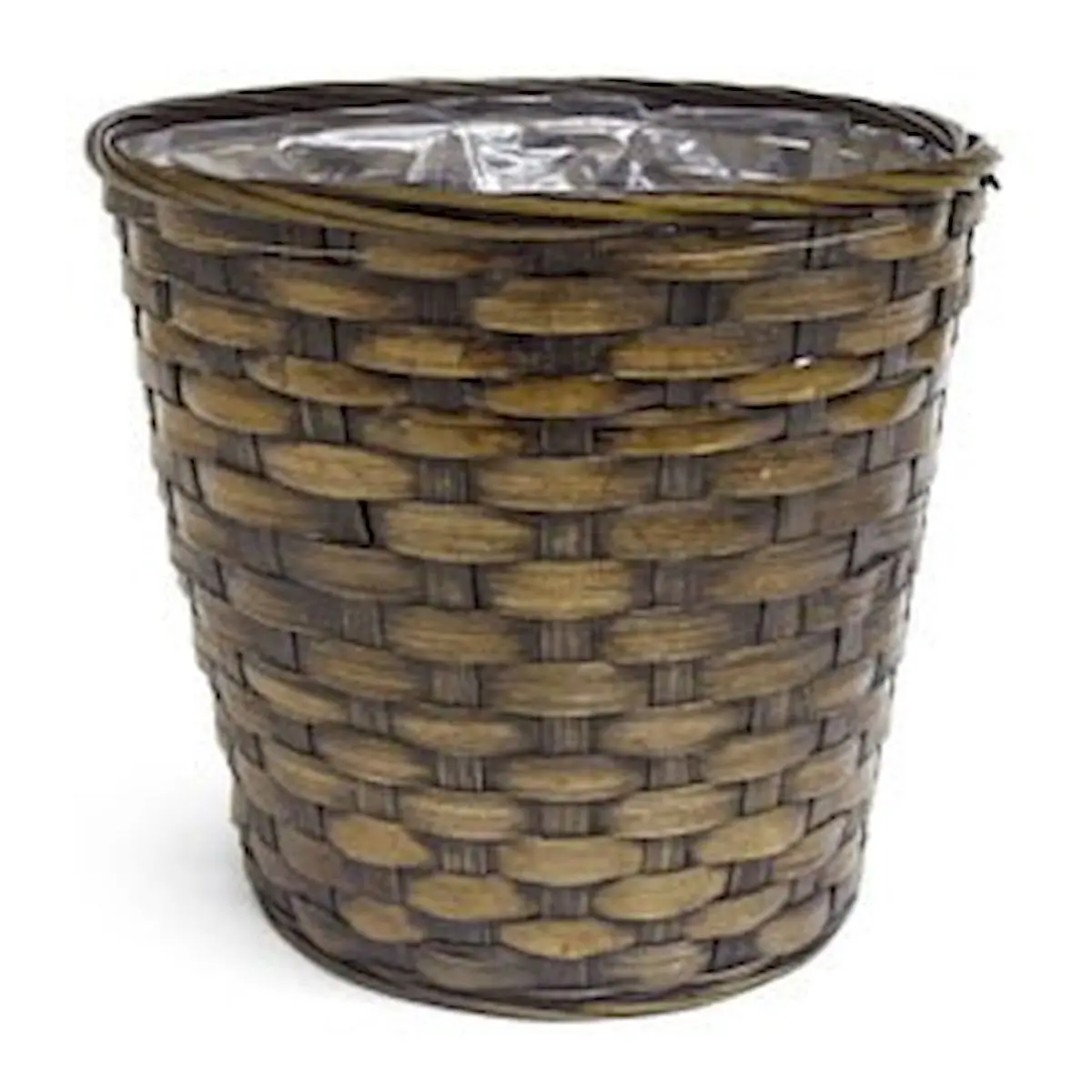 7 in. Round Woven Basket Planter