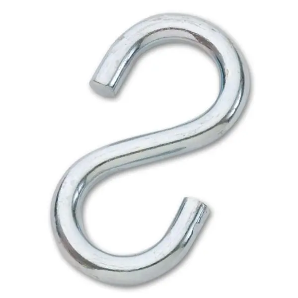 Gamecraft Large S-Hook, 0.37 in. Galvanized, Durable, Rust Resistant, Made with High Quality Processes