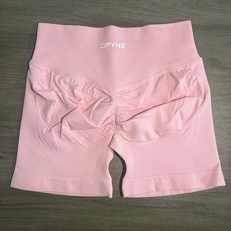 Impact Shorts with Logo Low Waist Seamless Yoga Shorts Scrunch Bum Gym Shorts Workout Biker Short Stretch Fitness Clothing