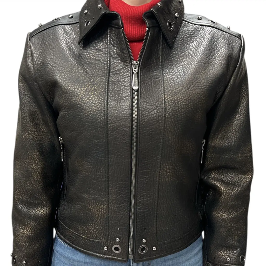 Chamarra Cuadra Gold & Black JC340
