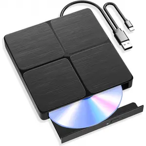 The All-in-One External Blu-ray Drive: Reads & Burns CD, DVD, Blu-ray via USB 3.0 or Type-C Portable