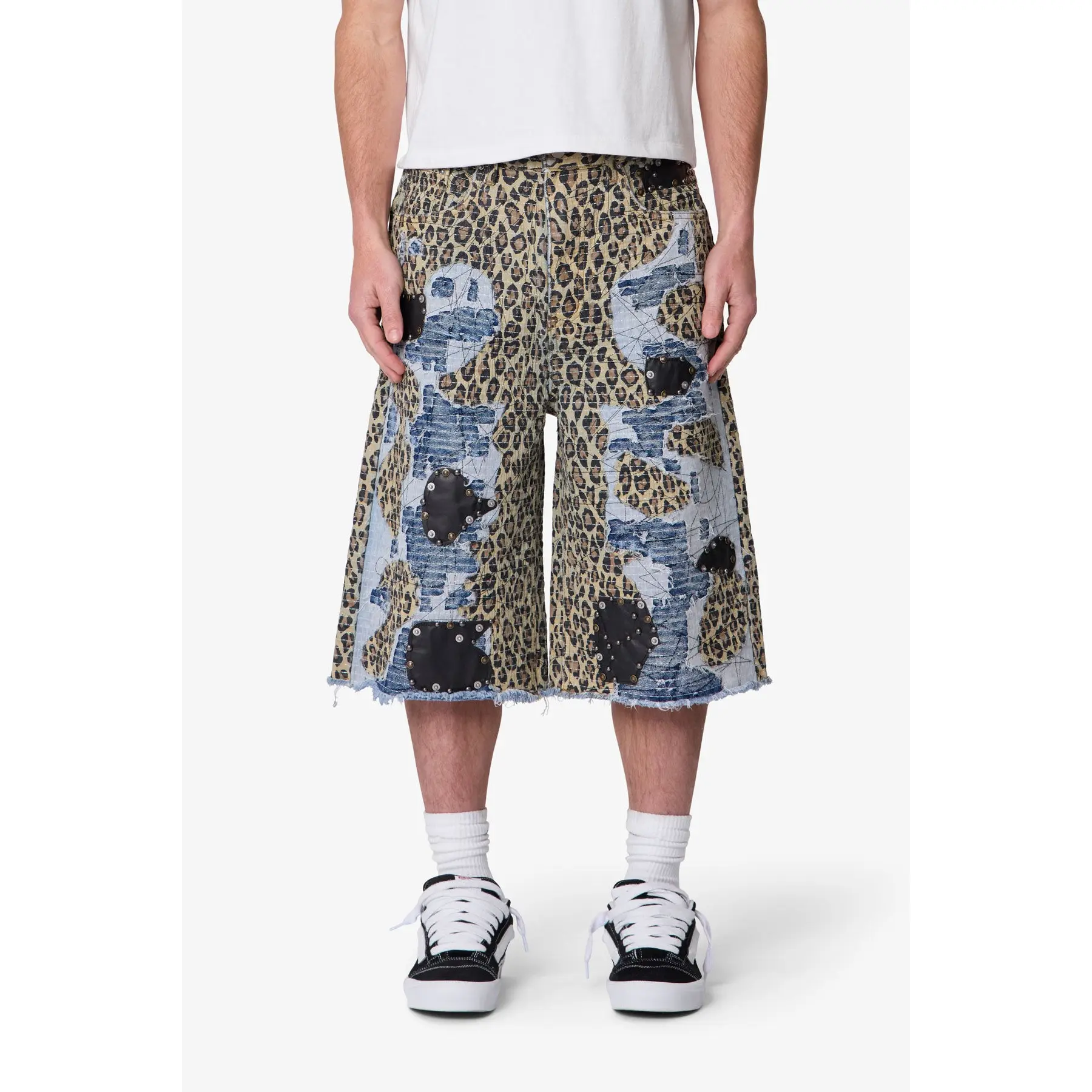 mnml Ultra Baggy Cheetah Boro Shorts - Multi mnml Ultra Baggy Cheetah Boro Shorts - Multi