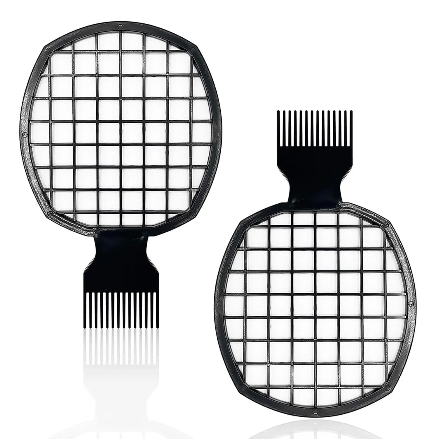 2Pcs Upgraded Twist Combs Hair Sponge Brush, Superior to Hair Sponge for Curls in Men and Women, Dual-sided Design, 2 Combs Included