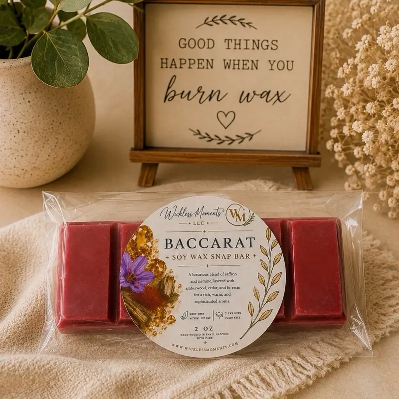 Baccarat Soy Wax Snap Bar | 2 oz