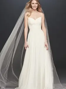 Chiffon A- Line Wedding Dress