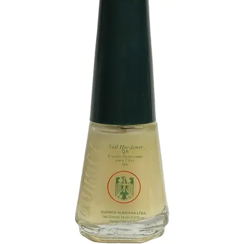 Quimica Aleman QA Formula Nail Strengthener Liquid Polish (0.47 oz/14ml) - Ethyl Acetate-Free, Nontoxic, Safe for Youth, Boosts Strong Healthy Nails, Prevents Peeling & Thinning, Durable At-Home Manicure Essential (Shake Well Before Use)