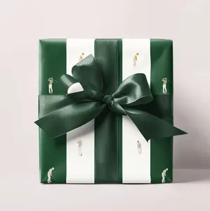 Golf Striped Wrapping Paper Roll